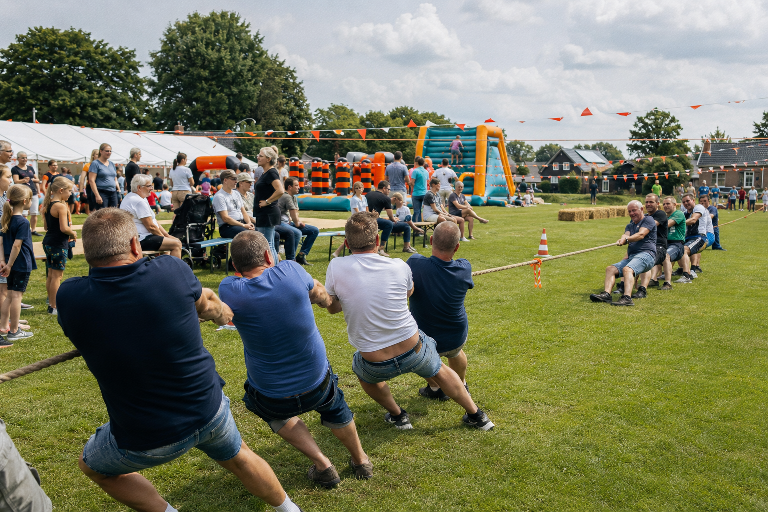 Sfeerbeeld van klassieke dorpsspelen